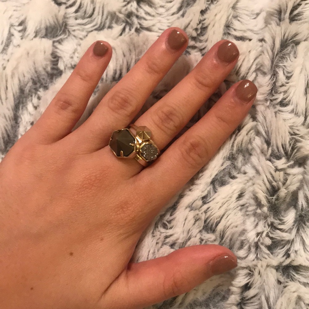 Kendra Scott 3 ring set